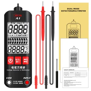 High Precision Handheld Digital AC/DC Multimeter Resistance/Frequency/Diode Test Data Hold Model A1 Class 1.5