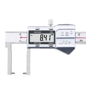 High Precision IP54 Stainless Steel Vernier Electronic Digital Caliper Cylindrical Head External Groove Caliper
