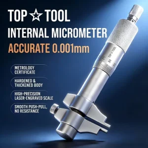 High Precision Internal Micrometer 5-50mm Inside Diameter Bore Gauge Screw Micrometer Measuring Tool 0.01mm Accuracy