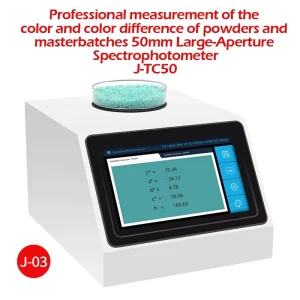 High Precision J TC50 Colorimeter DE≤0.03 with 50mm Big Aperture and 7 inch IPS Screen for Plastic Pellets and Granules