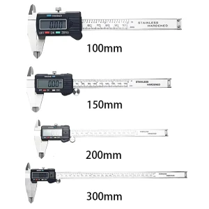 High Precision LCD Display Electronic Digital Vernier Caliper 100mm 150mm 200mm 300mm Digital Caliper