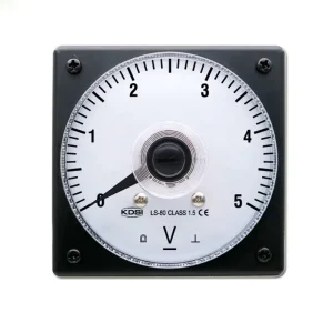 High Precision LS-80 DC5V DC10V Wide Angle Analog DC Voltage Panel Meter for Industrial Use