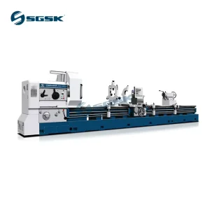 High Precision Manual Lathe Machine CW6280F Gap Bed Heavy Duty Metal Lathe Machine for Conventional Lathe with Big Bore