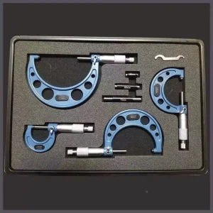 High Precision Metal Machinist Micrometer Set 0 3” 0 4” 0 6” 0 75 0 100mm 0 150mm 3 4 6pc 0.01mm