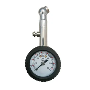 High Precision Metal Tire Pressure Gauge Mechanical Tire Gauge Automobile Pressure Gauge