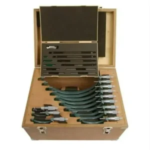 High Precision Mitutoyo 103 914 50 Micrometer 0 300mm Range Hardened Carbide Tips for Industrial Measurement
