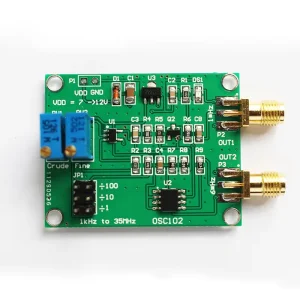 High Precision One Time Six Times Clock Frequency TTL Pulse Signal Output 2-5Vpp 1kHz-210MHz Signal Generator