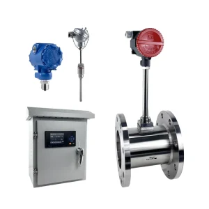 High Precision Stainless Steel Customized OEM Waste Water Diesel Methanol Ethanol Vortex Flowmeter with LCD Display
