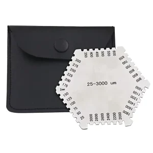 High Precision Stainless Steel Hexagon Wet Film Comb Instrument Stainless Steel Wet Diaphragm Thickness Gauge