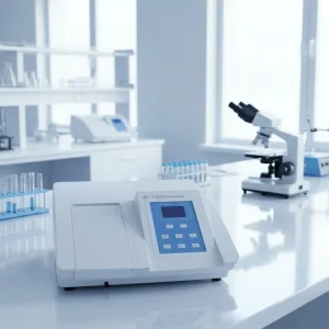 High Precision UV Visible Spectrophotometer Wavelength Resolution 0.1nm Adjust Silicon Photocell 200-1000nm Lab Spectrometer