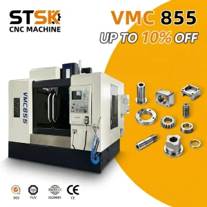 High Precision VMC850 VMC855 VMC1160 VMC1370 Vertical Machining Center 3 4 5 Axis CNC Milling Machine for Metal Parts