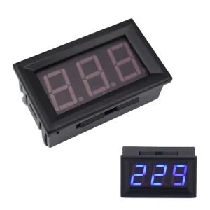 High Quality 70V 500V AC Blue LED Digital Display Voltage Meter 2 Wire 0.56 Inch 3 Bit LED Digital Voltmeter for Home
