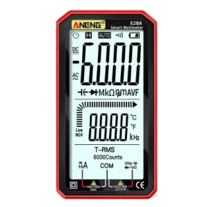 High Quality Shunkun 620A Intelligent Display Tester Digital Multimeter Voltmeter Ammeter 600V