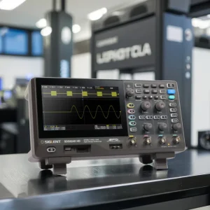 High Resolution 12 Bit LCD DSO Oscilloscope SDS814X HD 200MHz 100MHz 4 Channels 25Mpts/ch 500kWFMs/s