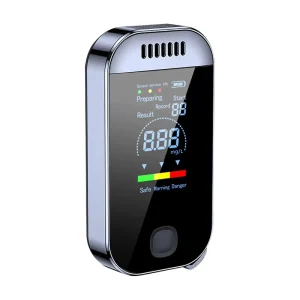 High Sensitivity Alcohol Tester 3 Colors Screen Rechargeable Breathalyzer for Drunk Driving Safty