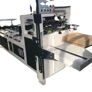 High Speed Easy Operator Semi Auto Folder Gluer Machine