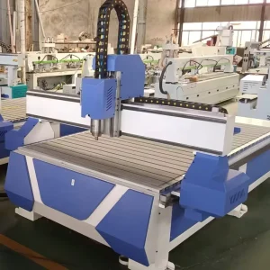 High Speed Single Spindle Motor 3 Axis CNC Router Wood Metal Milling Cutting Machine PLC NC Studio Control Left Bits