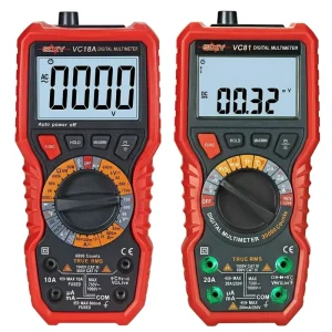 High-precision 0.5%+3 Accuracy Automatic/manual 0-1000V Range 4-Digit Display Ammeter Voltmeter Thermometer Multimeter