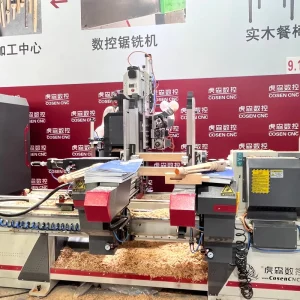 High precision Four-axis CNC Turn Milling Compound Machine for Complex Parts in Wood Process