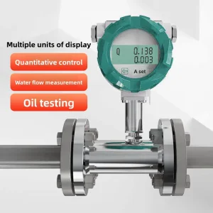 High-precision Turbine Flowmeter for Liquid Measurement (Pure Water Oil) Digital Display Flow Control Calibration