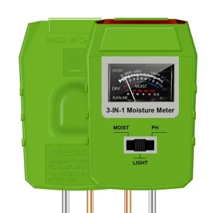 Hot Selling 3 in 1 Soil pH and Moisture Meter with Light for Plant Growth Agricultural Experts Environmental Researchers
