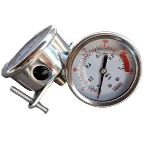 Hot Selling Industrial 1.5 4 Inch Digital Pressure Gauge 10 25 bar Vertical Style Water Pressure Test Gauge