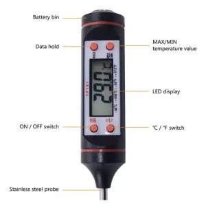 Household Kitchen Food Thermometer Digital Meat Food Thermometer