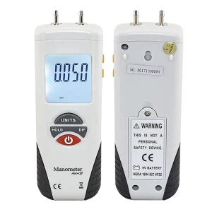 Hti HT 1891 Digital Vacuum Pressure Gauge Meter Differential Gas Pressure Digital Manometer