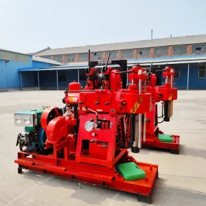 Hydraulic 200M Geotechnical Survey GK 200 Borehole Water Well Drilling Rig Machine Water Drilling Equipment