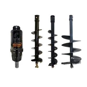 Hydraulic Ground Hole Drilling Machine with Auger Drive for Excavators