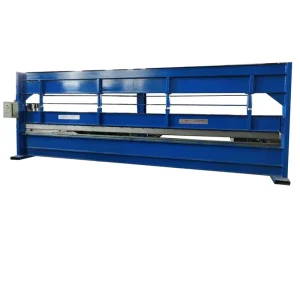 Hydraulic Pressure Roofing Sheet Metal Bending Folding Machine Plate Cutting Press Brake Curving Machinery for Iron Steel Blue