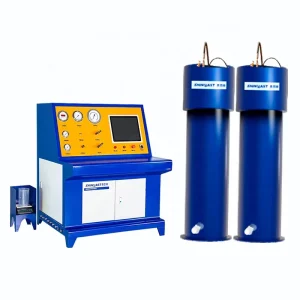 Hydrostatic Pressure Testing Machine for Oxygen, Nitrogen, Hydrogen, LPG, and CO2 Cylinders