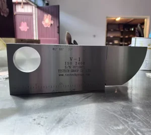 IIW Type 1 Ultrasonic Calibration Block NDT Test Block According to ASTM Standards