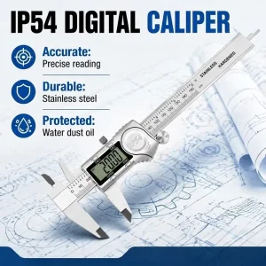IP54 Waterproof Digital Vernier Caliper Metal Caliper 150 mm/200 mm/300 mm