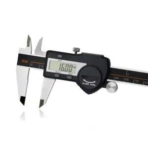 IP54 Waterproof Digital Vernier Caliper, Stainless Steel, 150/200/300 mm, USB Data Cable