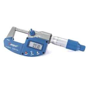 IP65 Waterproof Digital Outside Micrometer, 0-25mm, 25-50mm, 50-75mm, 75-100mm, LCD Display