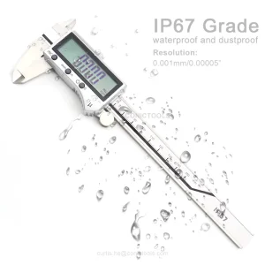 IP67 Water proof Electronic Vernier Caliper High Accuracy Digital Caliper With Inductive Measuring System