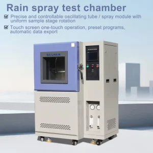IPX3 IPX4 Rain Spray Test Chamber IP34 Waterproof Tester with Adjustable Speed