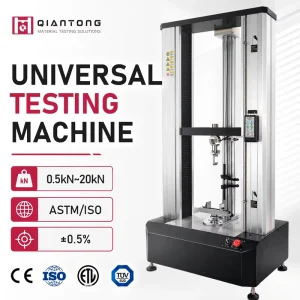 ISO 527-2 0.5 Ton Plastic Tension Testing Equipment with Multilingual Software and Load Cell