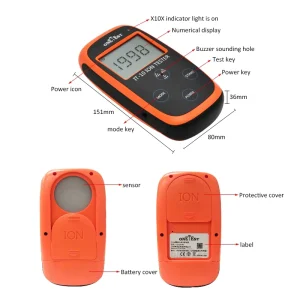 IT 10 High Precision High Performance GM Negative Ion Tester Solid Paint Powder Detection Professional Testing Equipment CE