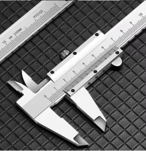 Inch and Metric Mechanical Vernier Caliper in 6” 8” 12” 150mm 200mm 300mm Sizes Stainless Steel
