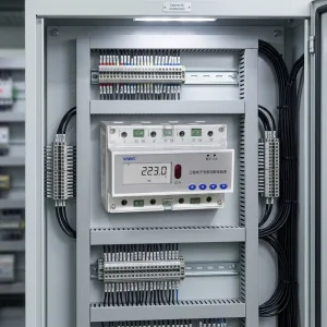 Industrial 3 Phase Smart Power Meter Class 0.5 Accuracy RS485 Modbus RTU Energy Analyzer for Data Center Power Monitoring
