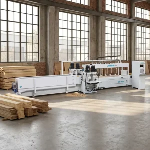 Industrial 38kW Multi-Spindle CNC Milling Machine JR-4TS Double-Sided Wood Milling Machine