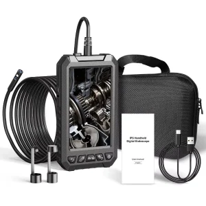 Industrial 5Inch HD IP67 Waterproof Borescope 1080P Toilet Endoscopic Camera Hidden CMOS Pipe Sewer Inspection Tools