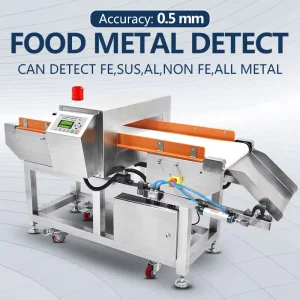 Industrial Automatic Food Metal Detector Machine CHAOQIANG CQ 818 SUS 304 Material IP55 Rated for Dry Wet Food Packaging