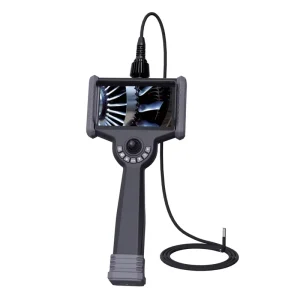 Industrial Borescope 6 Inch Touch Screen 1080P IP67 LED 360 Articulation Industrial Videoscope Endoscope Inspection Camera