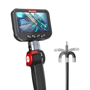 Industrial Endoscope 8.5Mm 1M Probe Portable Video Borescope 2 Ways Articulating Borescope
