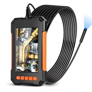 Industrial Endoscope Camera 1080P Borescope Camera P40 Inspection Endoscope Camera With 4.3 Screen 8mm Lens 2m Hard Cable