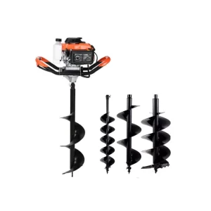 Industrial Grade 63cc 2 4 Stroke Hydraulic Earth Auger Drilling DIY Metal Hole Digger with Motor Drive Excavator Machine