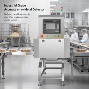 Industrial Grade Accurate X-ray Metal Detector Finds Tiny Metal Fragments for Diversified Food Processing Quality Control